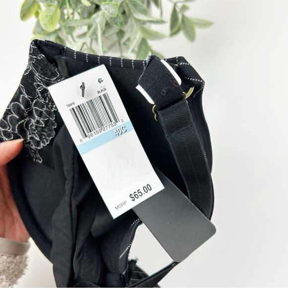 Ashley Graham Icon Contour Bra Black Size 40C - Picture 5 of 5